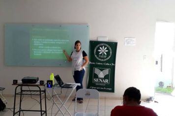 Foto - Cursos realizados em parceria com o “senar”