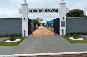 Foto - CONSTRUÇÃO DO MURO DA FACHADA E REFORMA DA CAPELA DO CEMITÉRIO MUNICIPAL