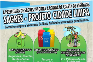 A Prefeitura Informa a Rotina de Coleta de Resíduos