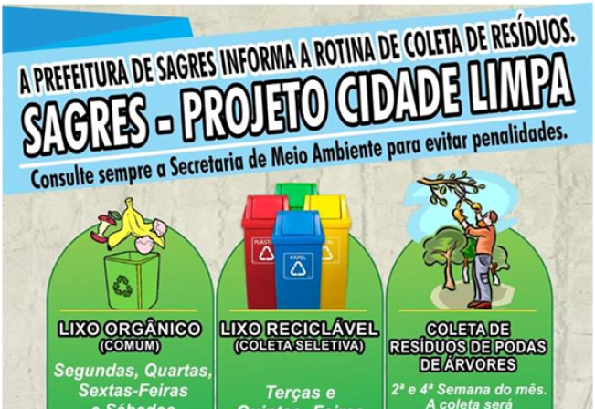 A Prefeitura Informa a Rotina de Coleta de Resíduos
