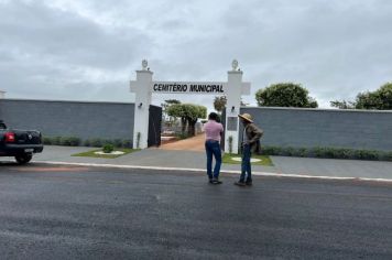 Foto - CONSTRUÇÃO DO MURO DA FACHADA E REFORMA DA CAPELA DO CEMITÉRIO MUNICIPAL
