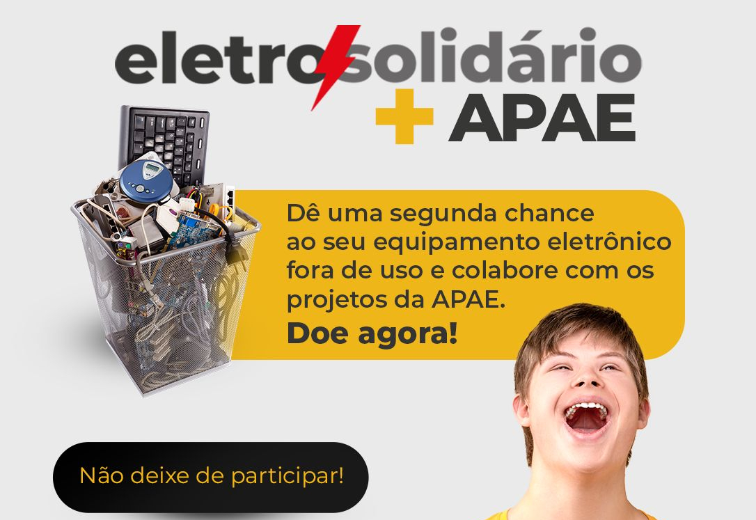 PREFEITURA PARTICIPA DO PROGRAMA “ELETROSOLIDÁRIO” DA APAE